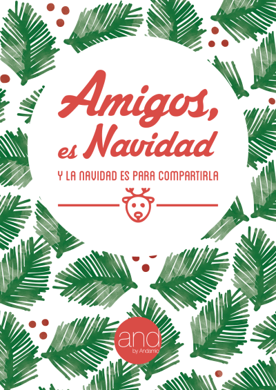 Imprimible Amigos, es Navidad I