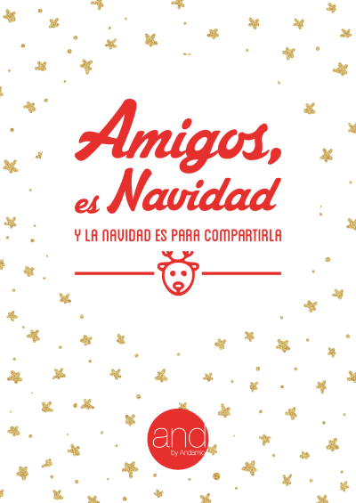 Imprimible Amigos, es Navidad II